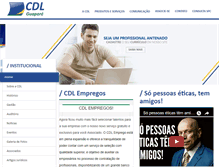 Tablet Screenshot of cdlguapore.com.br